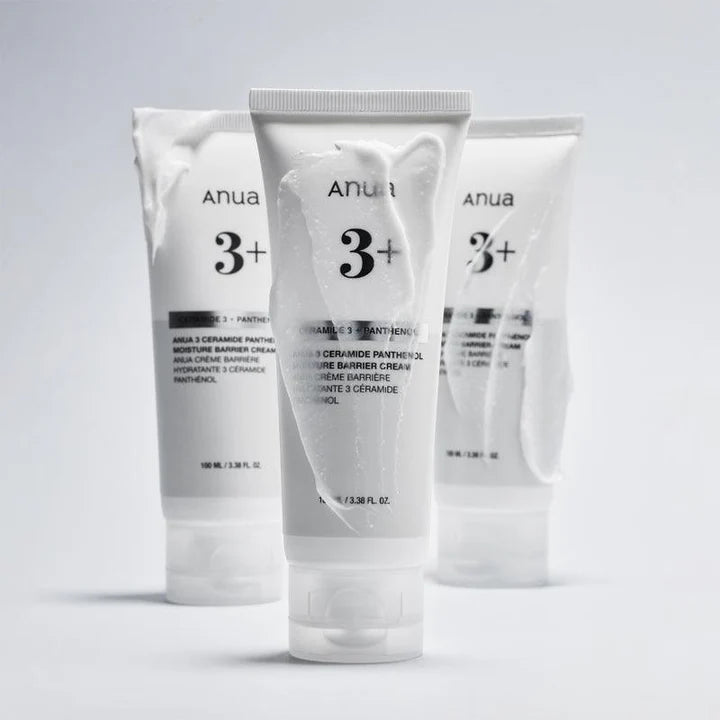 ANUA - 3 CERAMIDE PANTHENOL MOISTURE BARRIER CREAM 100ml (CREMA HIDRATANTE CON ESTRACTO DE PANTENOL Y CERAMIDE)