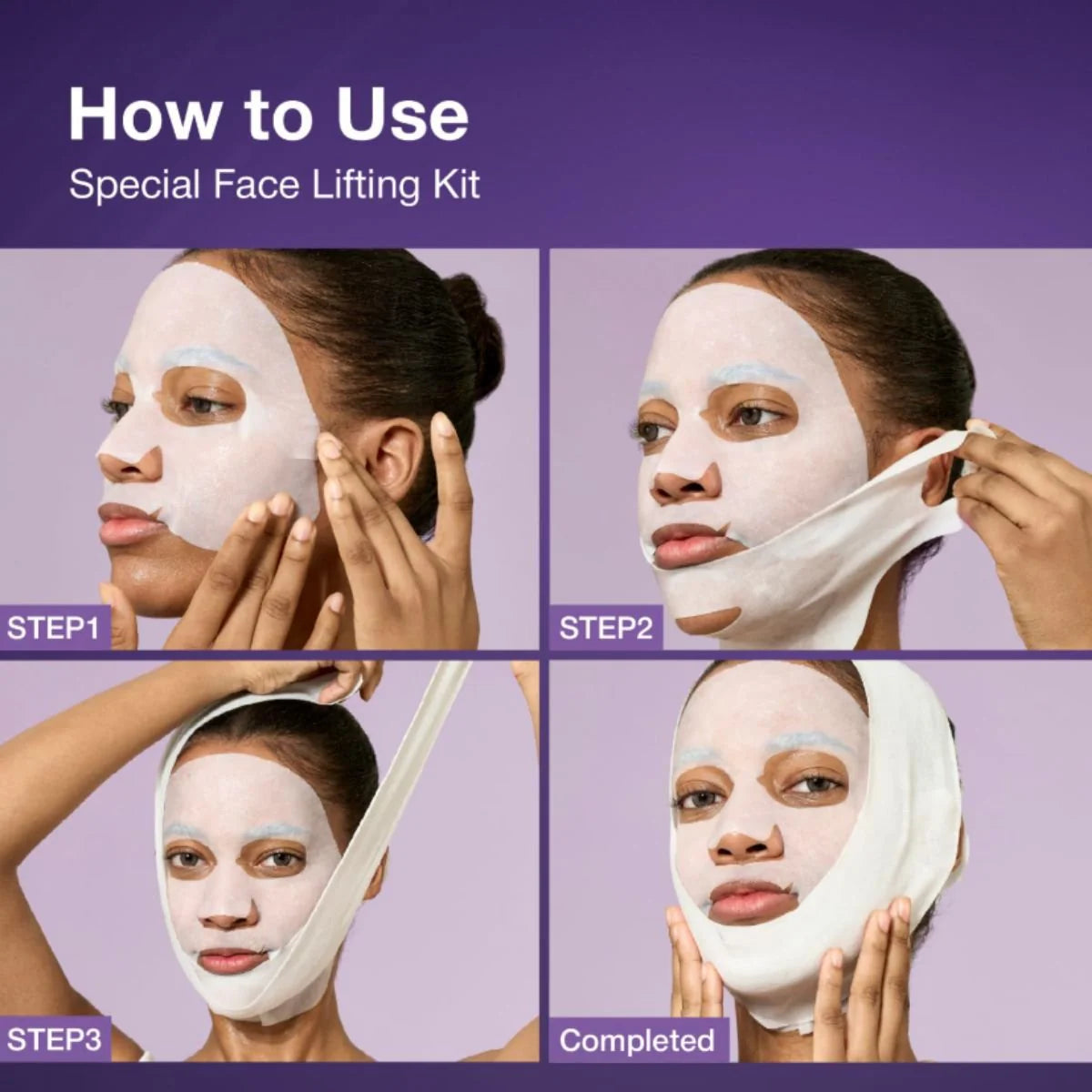Numbuzin - (1 UNIDAD) No.9 NAD Bio Lifting Full Cover Facial Mask (+GWP) (MASCARILLA REAFIRMANTE, ROSTRO Y MENTON)