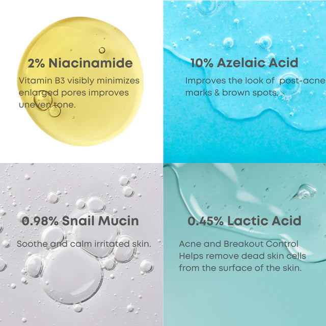 Nine Less - A-Control 10% Azelaic Acid Serum 30ml (Suero de ácido azelaico A-Control al 10 % 30 ml)