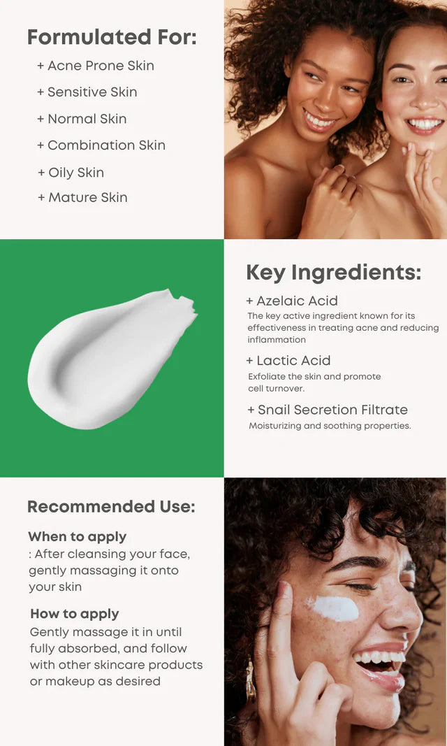 Nine Less - A-Control Azelaic Acid Cream 50ml (Crema de ácido azelaico A-Control)