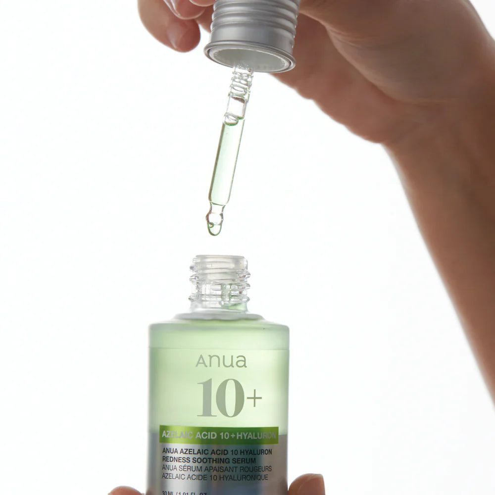ANUA - AZELAIC ACID 10 HYALURON REDNESS SOOTHING SERUM 30ML (SUERO CON 10% ACIDO AZELAICO)