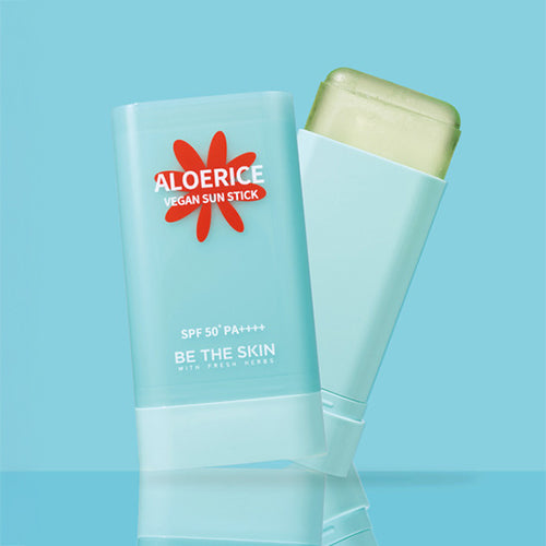 Be The Skin - ALOERICE VEGAN SUN STICK 19g SPF 50+, PA++++ (Protector solar en barra del gel)
