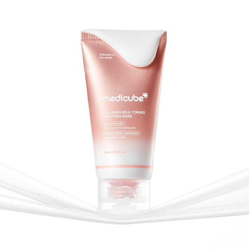 MEDICUBE - COLLAGEN MILK TONING WRAPPING MASK 75ml (MASCARILLA GEL TONIFICANTE A BASE DE LECHE)