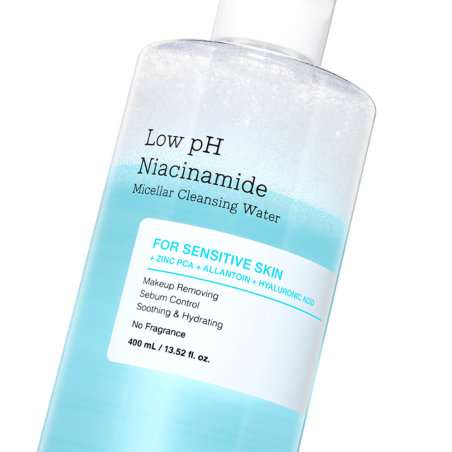 COSRX - Low pH Niacinamide Micellar Cleansing Water 400ml (AGUA LIMPIEZA MICELAR)