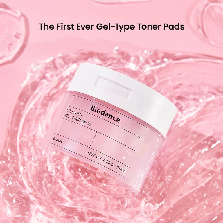 BIODANCE - Collagen Gel Toner Pads (60Unid) (ALMOHADILLA TONICO DE COLAGENO)