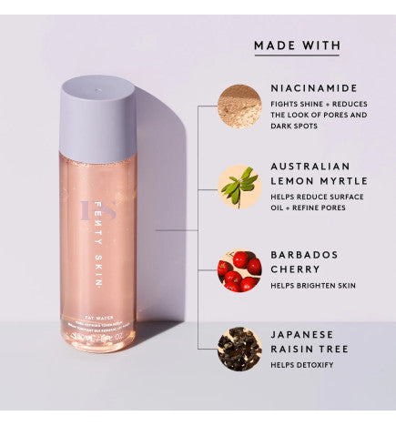 Fenty Skin Fat Water Niacinamide Pore-Refining Toner Serum with Barbados Cherry (SERUM TONICO)