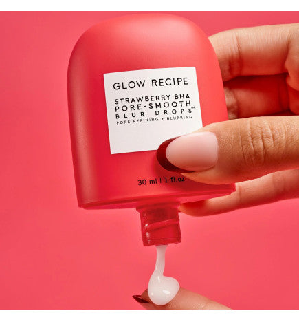 Glow Recipe - Strawberry BHA Pore-Smooth Blur Drops (CREMA PARA POROS) (1 oz / 30 mL)