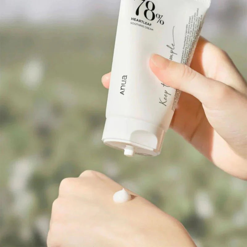 ANUA - HEARTLEAF 70% SOOTHING CREAM 100ml (CREMA EN GEL CON EXTRACTO DE HOUTTUYNIA CORDATA)