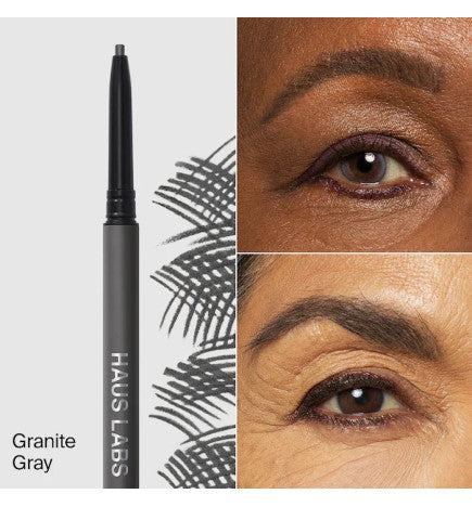 Haus Labs The Edge Precision Eyebrow Pencil (LAPIZ PARA CEJAS) - Granite Grey