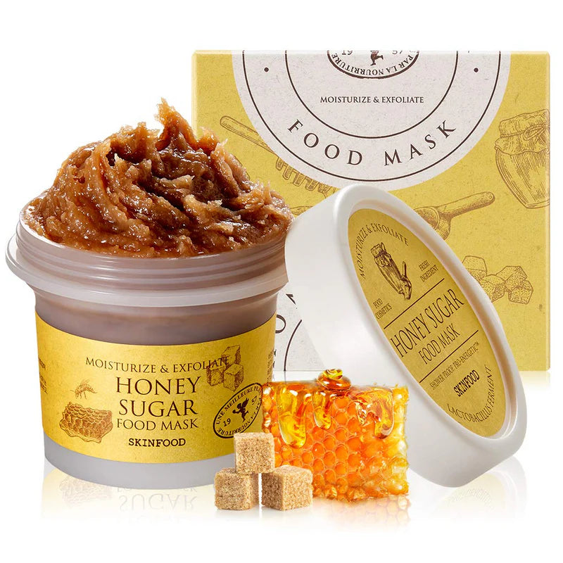 SKINFOOD - Honey Sugar Food Mask 120g (MASCARILLA EXFOLIANTE DE MIEL)