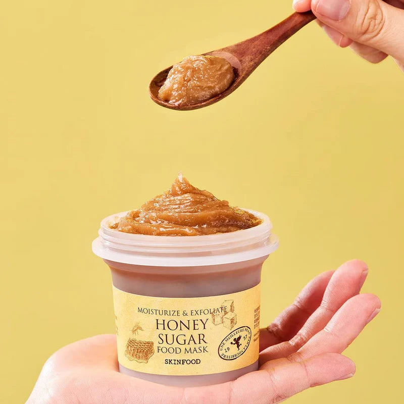 SKINFOOD - Honey Sugar Food Mask 120g (MASCARILLA EXFOLIANTE DE MIEL)