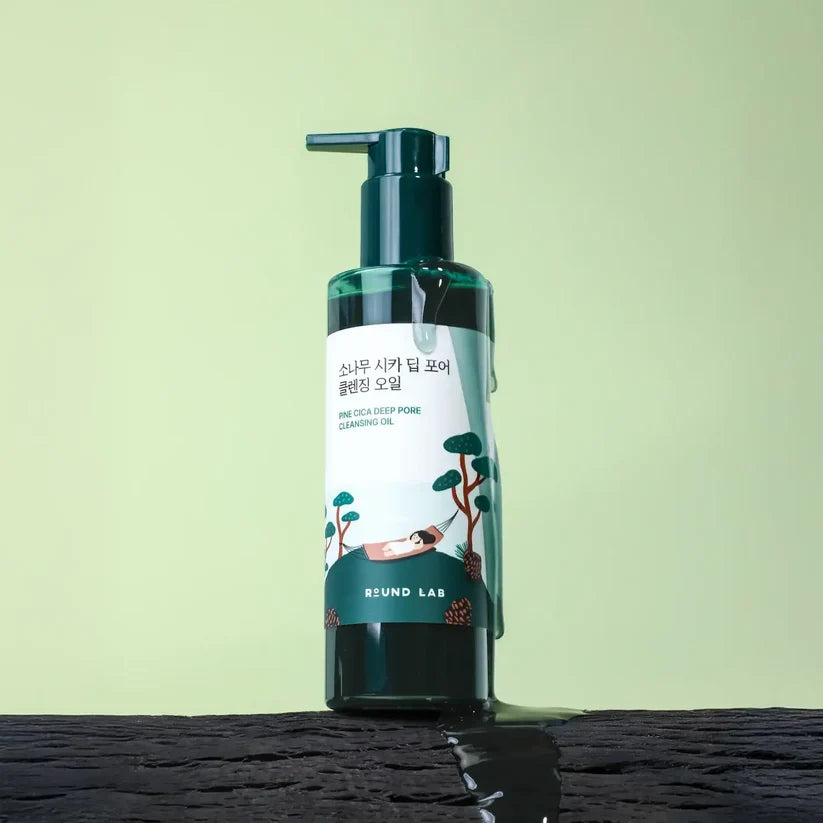 Round Lab - PINE CICA DEEP PORE CLEANSING OIL 200ml (Aceite limpiador)