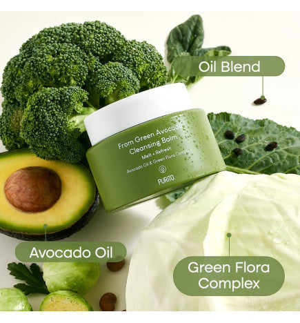 Purito Seoul - Green Avocado Cleansing Balm 100ml (CREMA PARA LIMPIEZA FACIAL DE AGUACATE)