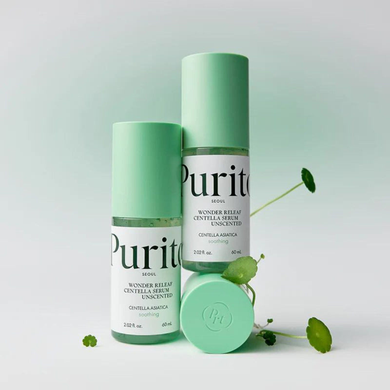 Purito Seoul - Wonder Releaf Centella Serum Unscented 60ml (SUERO DE EXTRACTO DE CENTELLA-SIN FRAGANCIA)