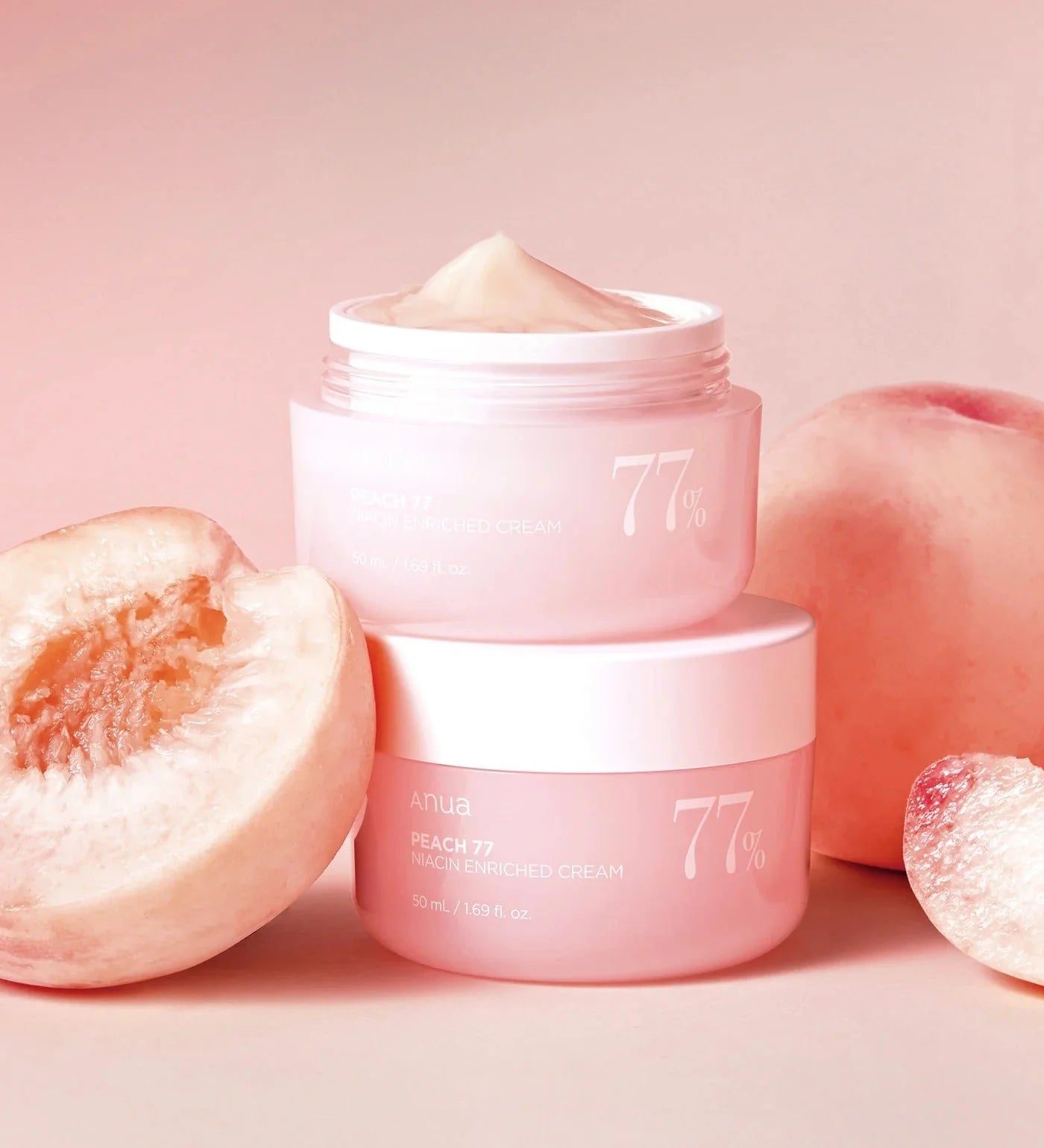 ANUA - PEACH 77 NIACIN ENRICHED CREAM 50ml (CREMA CON EXTRACTO DE MELOCOTON, NIACINAMIDA Y COLAGENO)