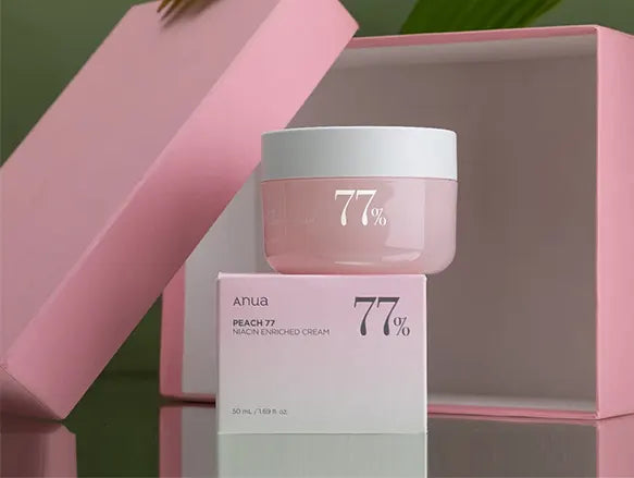 ANUA - PEACH 77 NIACIN ENRICHED CREAM 50ml (CREMA CON EXTRACTO DE MELOCOTON, NIACINAMIDA Y COLAGENO)