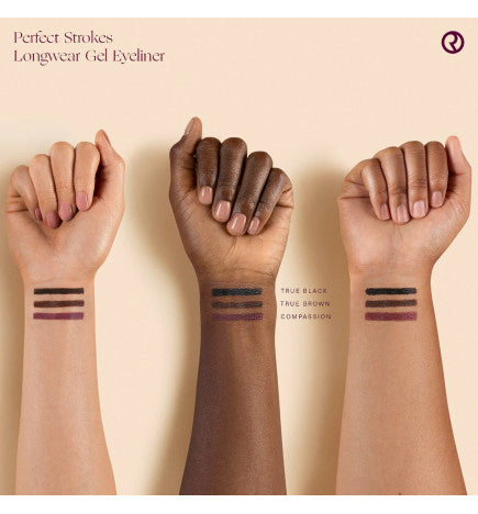Rare Beauty Perfect Strokes Longwear & Waterproof Gel Eyeliner (DELINEADOR EN GEL)-True Black