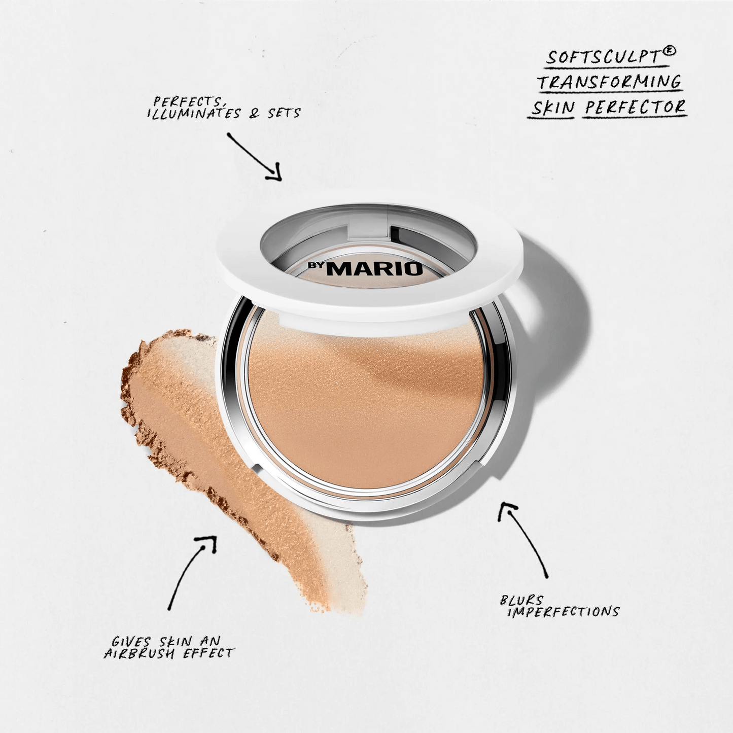 Makeup By Mario SoftSculpt® Transforming Skin Perfector (POLVO 3 EN 1; PERFECCIONAR, ILUMINAR Y FIJAR)