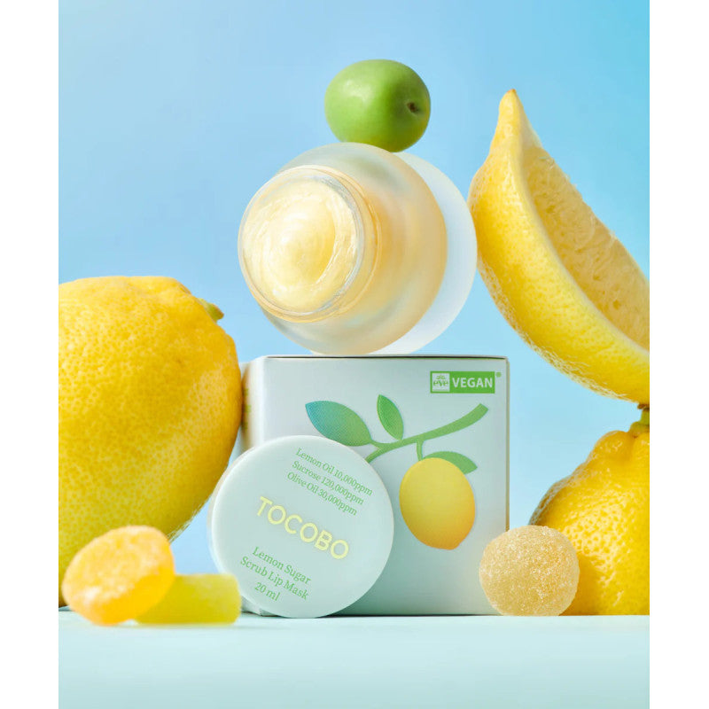 TOCOBO Lemon Sugar Scrub Lip Mask 20ml (MASCARILLA LABIAL EXFOLIANTE)