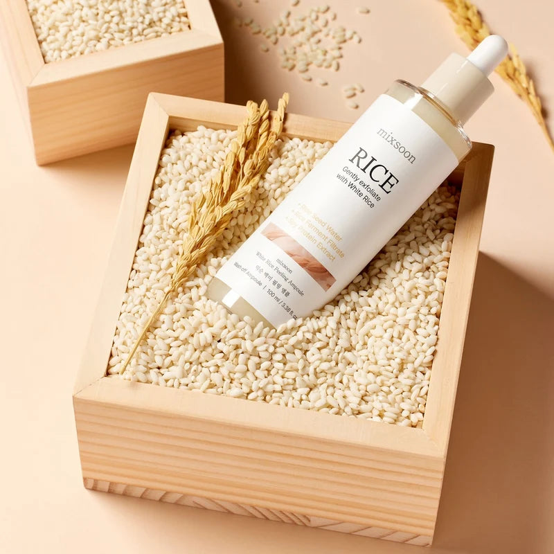 Mixsoon - White Rice Peeling Ampoule 100ml (Ampolla exfoliante enriquecida conarroz clanco)