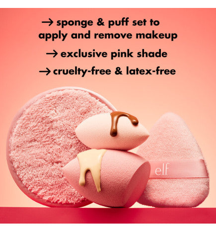 e.l.f - Set de Esponjas - Sponge On, Sponge Off