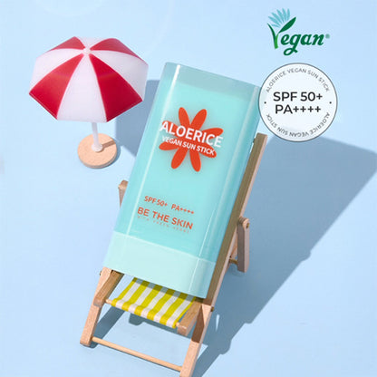 Be The Skin - ALOERICE VEGAN SUN STICK 19g SPF 50+, PA++++  (Protector solar en barra del gel)