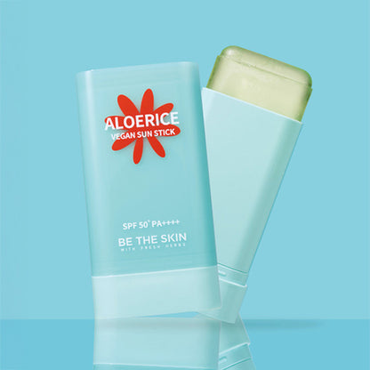 Be The Skin - ALOERICE VEGAN SUN STICK 19g SPF 50+, PA++++  (Protector solar en barra del gel)