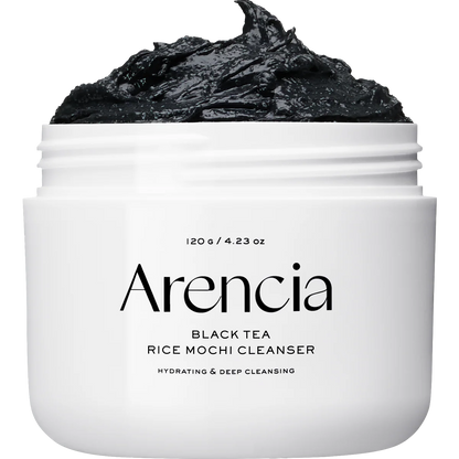 Arencia - BLACK TEA RICE MOCHI CLEANSER 120G (Limpiador con extracto de tea negr)