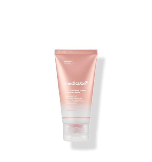 MEDICUBE - COLLAGEN MILK TONING WRAPPING MASK 75ml (MASCARILLA GEL TONIFICANTE A BASE DE LECHE)