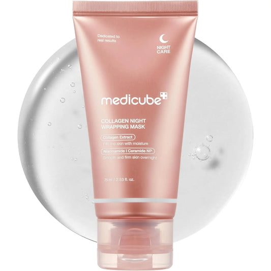 Medicube - COLLAGEN NIGHT WRAPPING MASK 75ml  (MASCARILLA DE COLAGENO EN GEL)