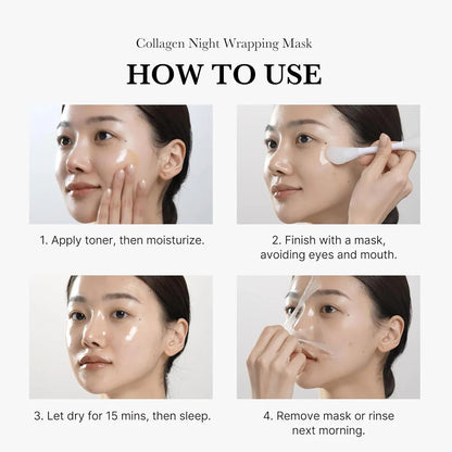 Medicube - COLLAGEN NIGHT WRAPPING MASK 75ml  (MASCARILLA DE COLAGENO EN GEL)