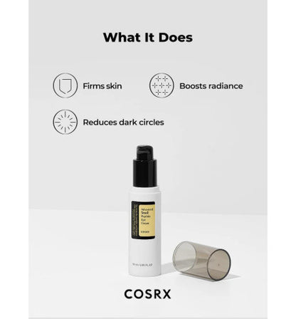 COSRX - Advanced Snail Peptide Eye Cream 25ml (CREMA PARA CONTORNOS DE LOS OJOS CON ESTRACTO DE BABA DE CARACOL)