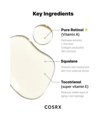 COSRX - The Retinol 0.5 Oil 20ml (ACEITE RETINOL)