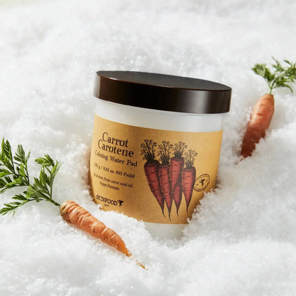 SKINFOOD - Carrot Carotene Calming Water Pad 60EA (ALMOHADILLAS HUMECTANTE Y  CALMANTE CON ESTRACTO DE ZANAHORIA)