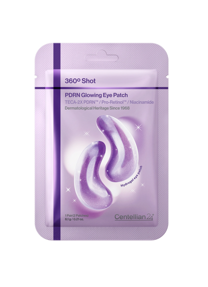 CENTELLIAN 24 - 360º Shot PDRN glowing eye patch (1 CAJA DE 6 PARES)