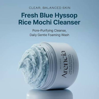 Arencia - FRESH BLUE HYSSOP RICE MOCHI CLEANSER 120G (LIMPIADOR FACIAL)