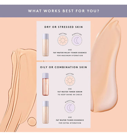 Fenty Skin Fat Water Hydrating Milky Toner Essence with Hyaluronic Acid + Tamarind (ESENCIA TONICO)
