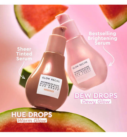 Glow Recipe Watermelon Glow Niacinamide Hue Drops Sun Glow Serum (1,35 onzas / 40 ml)