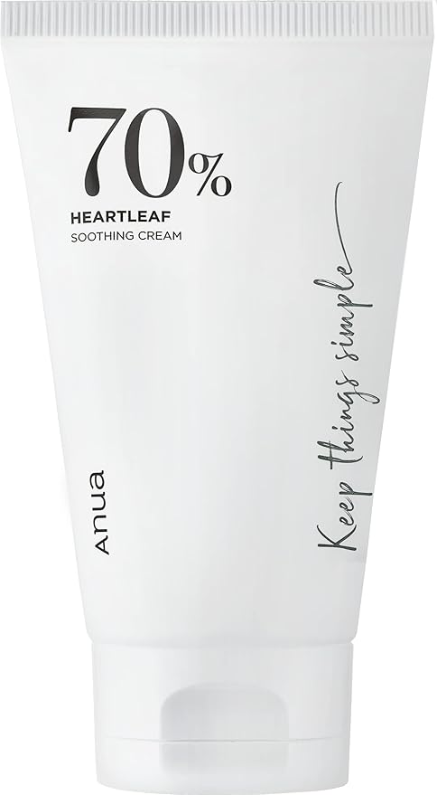 ANUA - HEARTLEAF 70% SOOTHING CREAM 100ml (CREMA EN GEL CON EXTRACTO DE HOUTTUYNIA CORDATA)