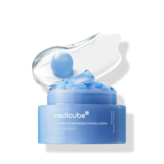 MEDICUBE - HYALURONIC MOISTURIZING CAPSULE CREAM 50g (CREMA HIDRATANTE CON CAPSULAS HIALURONICA)