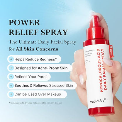 Medicube - Hypochlorous Acid Daily Facial Spray 125ml (Spray de ácido hipocloroso para todo tipo de piel)