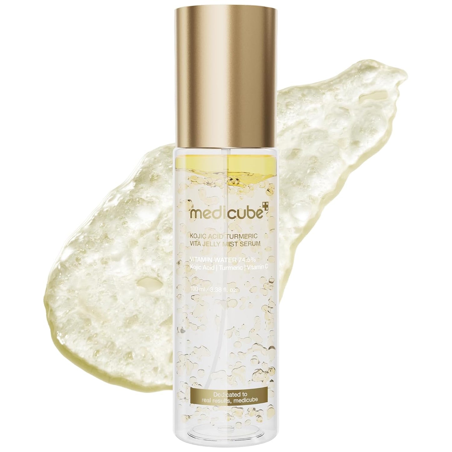 MEDICUBE - KOJIC ACID TERMERIC VITA JELLY MIST SERUM 100ml (SUERO ACIDO KOJICO Y EXTRACTO DE CURCUMA)