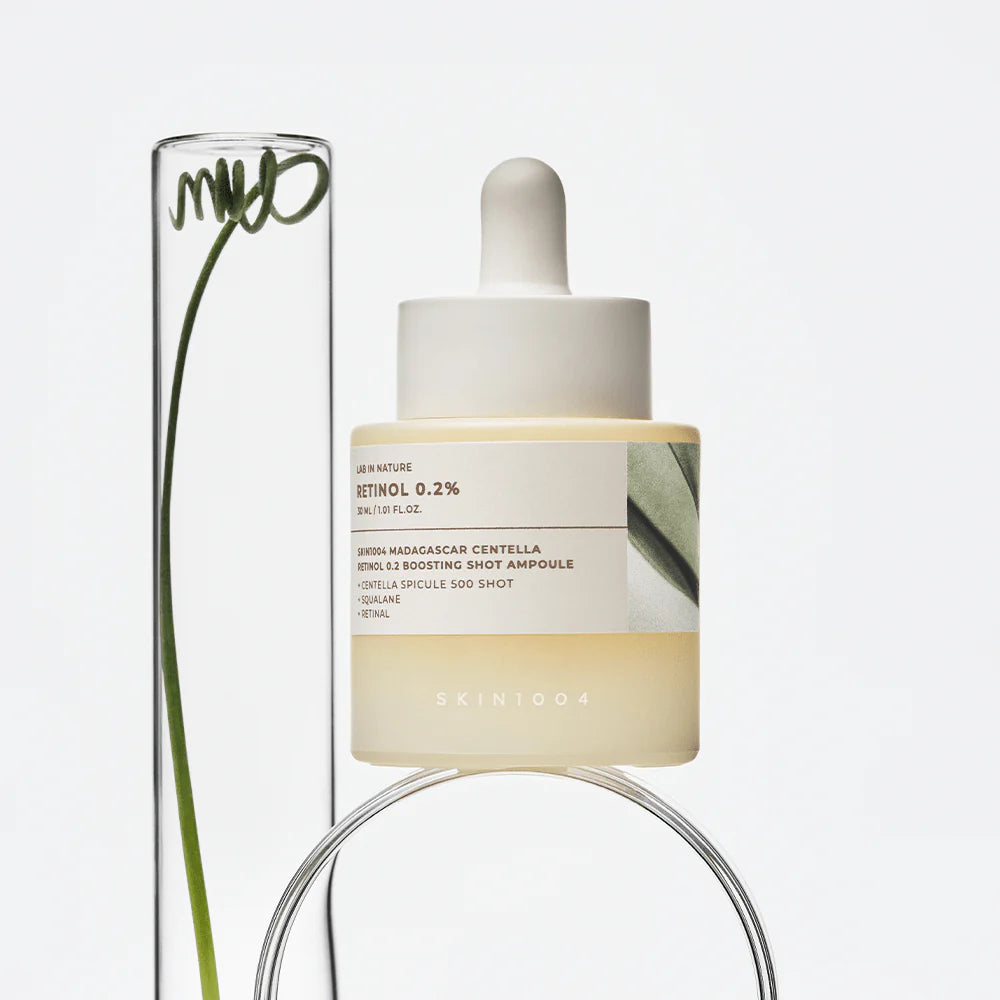 Skin1004 - Madagascar Centella Retinol 0.2 Boosting Shot Ampoule 30ml (Ampolla reafirmante de retinol y centella)
