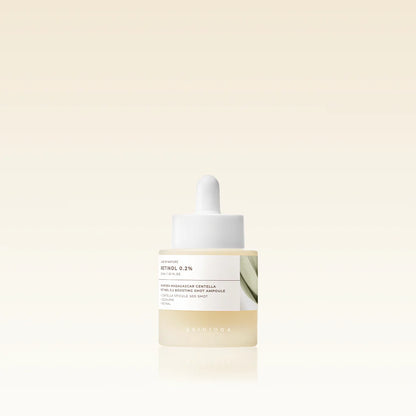 Skin1004 - Madagascar Centella Retinol 0.2 Boosting Shot Ampoule 30ml (Ampolla reafirmante de retinol y centella)