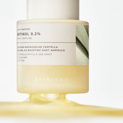 Skin1004 - Madagascar Centella Retinol 0.2 Boosting Shot Ampoule 30ml (Ampolla reafirmante de retinol y centella)