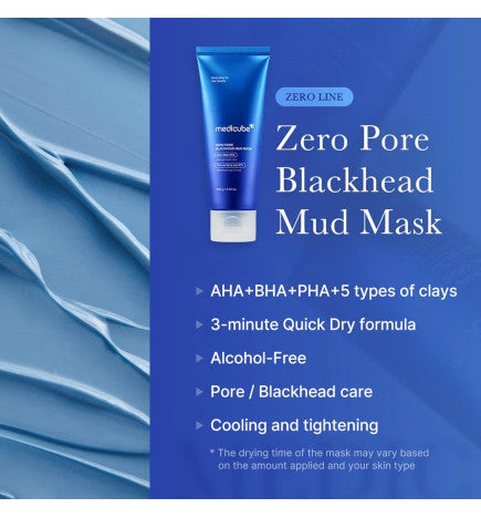 Medicube - ZERO PORE BLACKHEAD MUD MASK 100g (MASCARILLA DE ARCILLA)