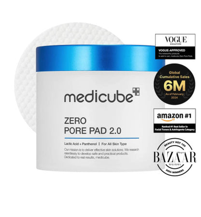 Medicube - ZERO PORE PAD 2.0 (70pcs) (ALMOHADILLAS TONICO)