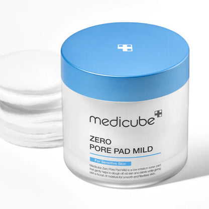 Medicube - ZERO PORE PAD MILD (70pcs) (ALMOHADILLAS DE TONICO PARA PIEL SENSIBLE)