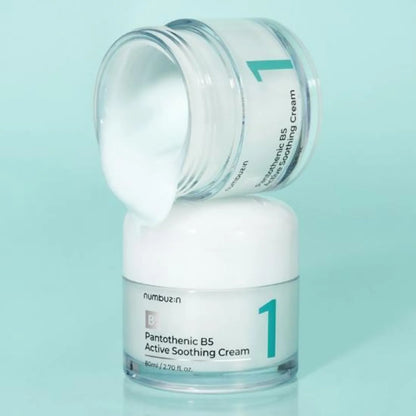 Numbuzin - No.1 Pantothenic B5 Active Soothing Cream 80ml (CREMA HIDRATANTE Y REPARADORA)