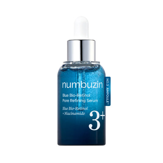 Numbuzin - No.3 Blue Bio-Retinol Pore Refining Serum 30ml (SUERO RETINOL AZUL)
